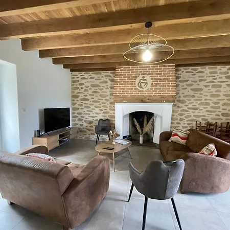 בית נופש Maison Familiale Avec Babyfoot Et Piscine Chauffee - Fr-1-426-597